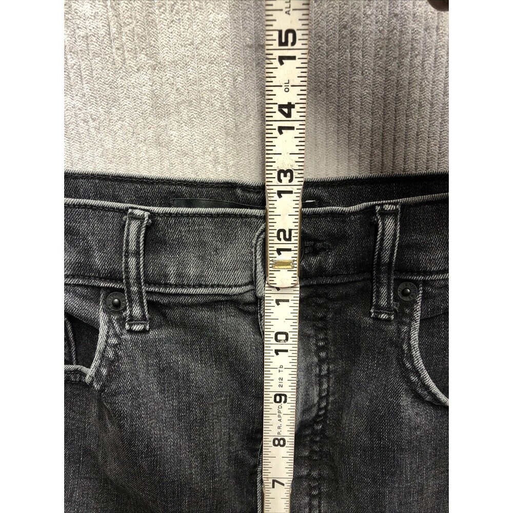 Express Women’s Jeans 10R Slim Ankle Super High Rise Black Gray Wash - Picture 6 of 14